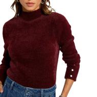 Pull Bordeaux Femme Morgan Morik