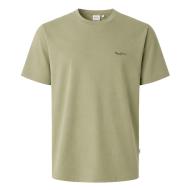 Men’s Green T-shirt, Pepe Jeans Contrast Connor