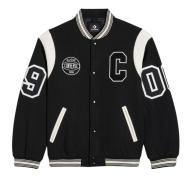 Chaqueta Converse Luxury Varsity Bomber Negro, Hombre
