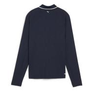 Puma You Women’s Navy Long-Sleeved Polo Shirt Photo of the Espace des Marques %store% store - view of %key%