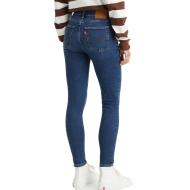 Jeans 721 Bleu Brut Skinny Femme Levi's High Rise Skinny Dark Indin vue 2