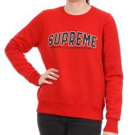 Sudadera Supreme Claren roja de mujer