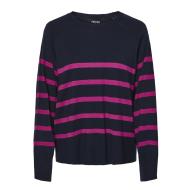 Pieces Sia Women's navy/pink jumper