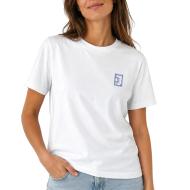 T-shirt Blanc/Bleu Mixte Espace Des Marques Souvenir vue 3