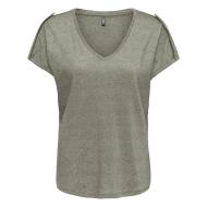 Grünes Damen-T-Shirt von Only Rabi günstig