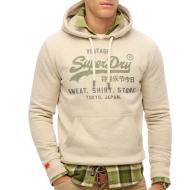 Sweat Beige Homme Superdry Vl Heritage pas cher