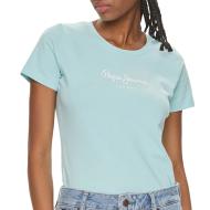 Camiseta de mujer azul cielo Pepe jeans New Virginia