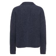 Pull Marine Foncé Femme JDY Elanora vue 2