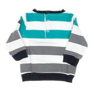 Boys' Green/Navy Stripe EOM Sweat Top Photo of the Espace des Marques %store% store - view of %key%