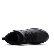 Baskets Noires Garçon Nike Court Borough Low Recraft vue 4