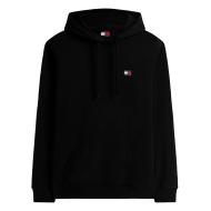 Schwarzes Herren-Sweatshirt von Tommy Hilfiger mit Emblem Ansicht 2