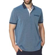 Polo Bleu Homme TBS THUANPO pas cher