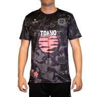 Schwarzes Fußballtrikot Sport Zone Tokyo 4009 günstig