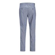 Hose Blau Mann Palma Linen Ansicht 2