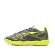 Chaussures de football Gris/Vert Garçon Puma Ultra 5 Play pas cher
