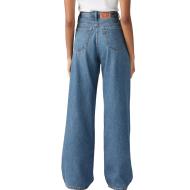 Jean Bleu Femme Levi's Cinch Baggy Indigo vue 2