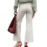 Pantalones anchos para mujer White Jeans Green Oraije Victorine ver 2