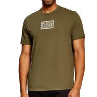 Kaki-T-Shirt für Herren von Calvin Klein Jeans, Größe 30s, originalverpackt