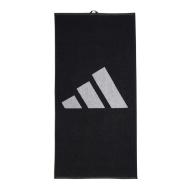 Schwarz-weißes Handtuch für Herren von Adidas 3bar Towel Smal günstig