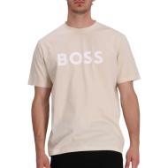 Beiges Herren-T-Shirt von Hugo Boss, Tiburt 354 günstig