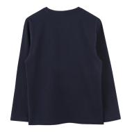 Hugo Boss J52702 Navy Long-Sleeved T-Shirt for Boys Photo of the Espace des Marques %store% store - view of %key%