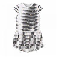 Girl's white striped dress Name it Frida affordable