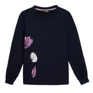 Sudadera azul marino para mujer TBS HILDARON barato
