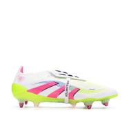 Chaussures de Foot Blanc/Rose Homme Adidas Predator Elite FT SG vue 2