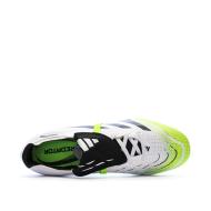 Chaussures de Foot Blanc/Jaune Adidas Predator League FT FG/MG vue 4