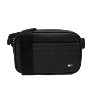 Bolso negro de hombre Tommy Hilfiger Foundation Camera barato