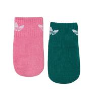 X2 Pares de Calcetines Adidas Ant Slip Rosa/Verde barato