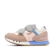 Rosa/blaue Sneaker für Mädchen von Pepe Jeans London Band günstig