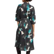 Graues/türkisfarbenes Damenkleid Ragwear Lola Ansicht 2