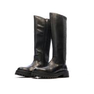 Schwarze Stiefel Frau Geox Iridea Ansicht 6