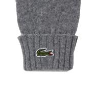 Guantes grises para hombre Lacoste RV0452 ver 2