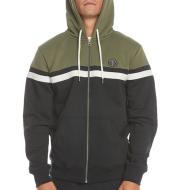 Quiksilver Surf Herren-Sweatshirt in Schwarz/Khaki/Weiß günstig