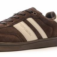 Teddy Smith White Suede Brown Men's Sneakers Photo of the Espace des Marques %store% store - view of %key%