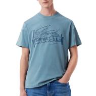 T-shirt Bleu Homme Lacoste TH0284