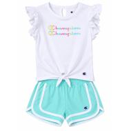 Champion Girls’ White/Turquoise Set C414ST888