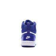 Baskets Blanches/Bleu Garçon Nike Court Borough Mid 2 vue 3