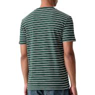 Tommy Hilfiger Men’s Green Striped T-shirt Photo of the Espace des Marques %store% store - view of %key%