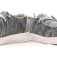 Zapatillas Hey Dude Wendy Sox Mujer Gris Heather ver 7