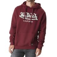 Von Dutch BRANDO Sudadera con capucha para hombre Burdeos