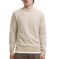 Jersey beige para hombre Jack & Jones Globe Knit