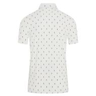 Weiß Herren Lacoste Golf Polo regular fit UV-Schutz Ansicht 3