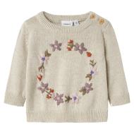 Girl's ecru jumper Name it Fopair affordable