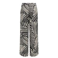Pantalon fluide Beige/Noire Femme JDY Ebbie vue 2
