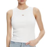 Women's White Tank Top Calvin Klein Jeans A Woven Label affordable