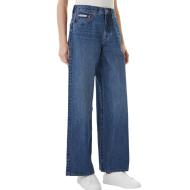 Jean Loose Bleu Femme Calvin Klein The Wide Indigo pas cher