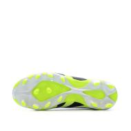 Chaussures de Foot Blanc/Noir/Jaune Junior Adidas Predator League MG vue 5